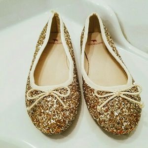Crewcuts Girls Glitter Flats